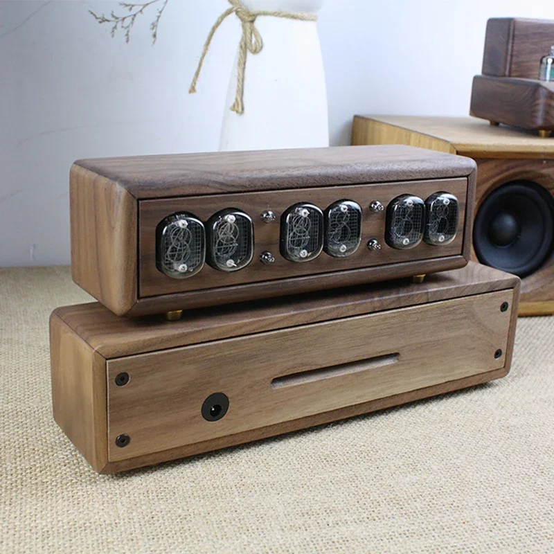 Luxury Wood Nixie Tube Clock D - Diy Electronics Table 评论和价格