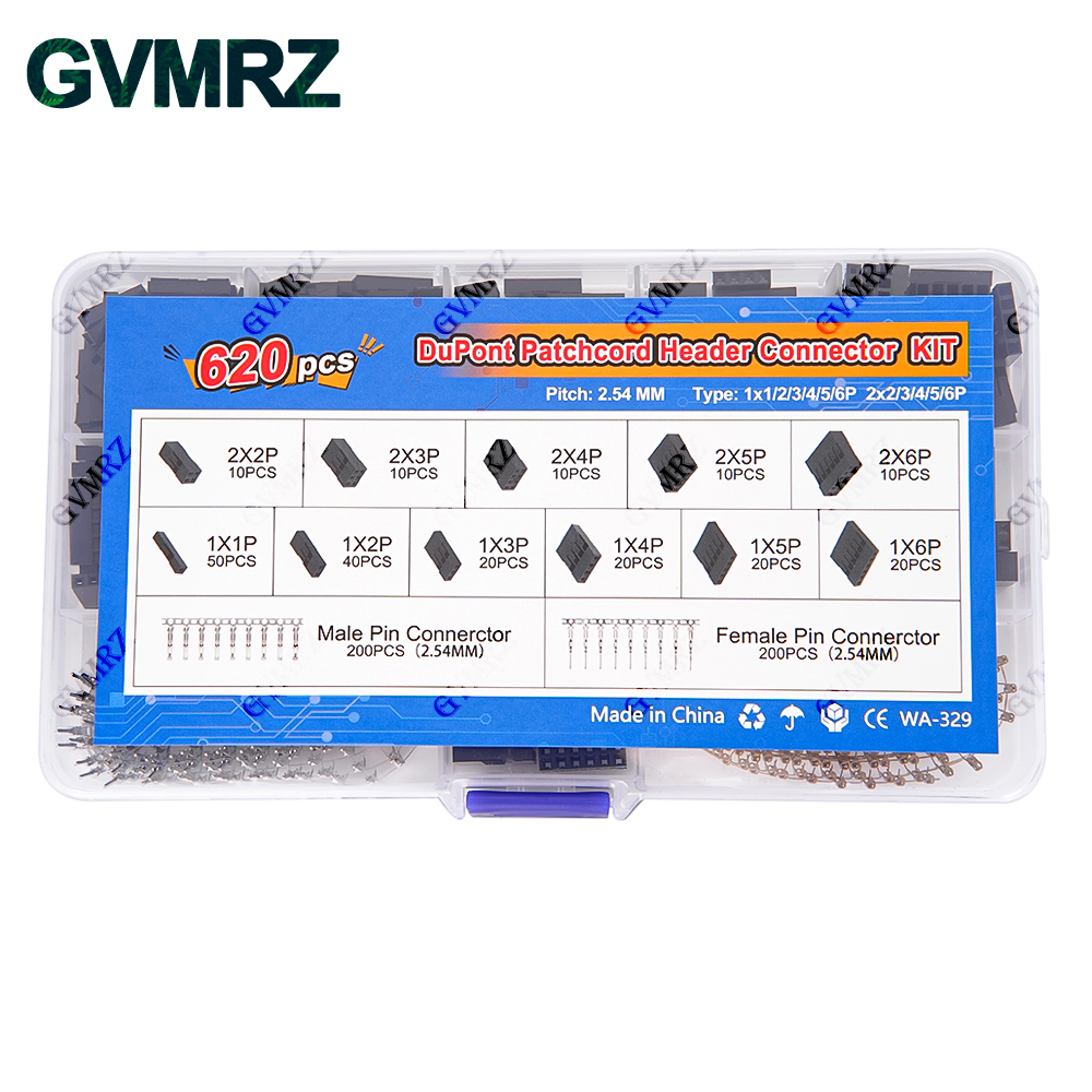 620PCS DuPont Header Connector - Diy Electronics Project Kit 评论和价格