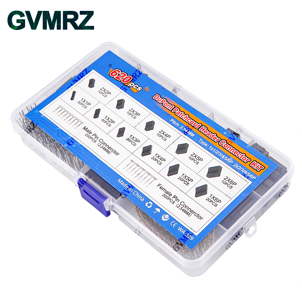 620PCS DuPont Header Connector - Diy Electronics Project Kit 评论和价格