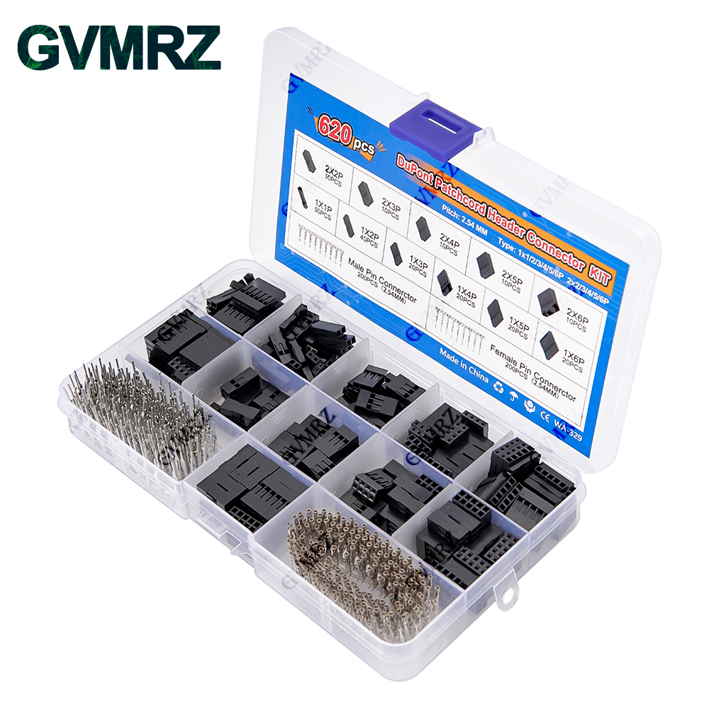 620PCS DuPont Header Connector - Diy Electronics Project Kit 评论和价格
