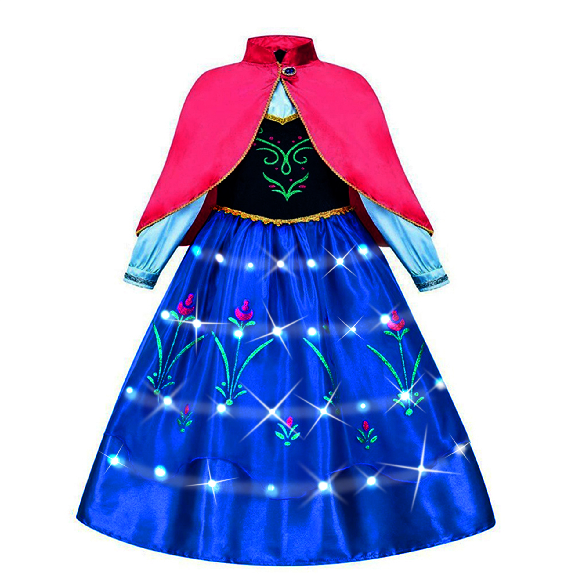 Disney Elsa Princess Dresses + - Diy Halloween Electronics 评论和价格