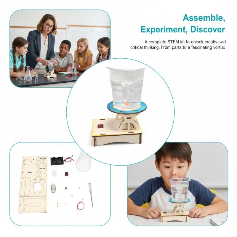 A Set Of Rotator Wooden Puzzle - Diy Electronics Toys 评论和价格