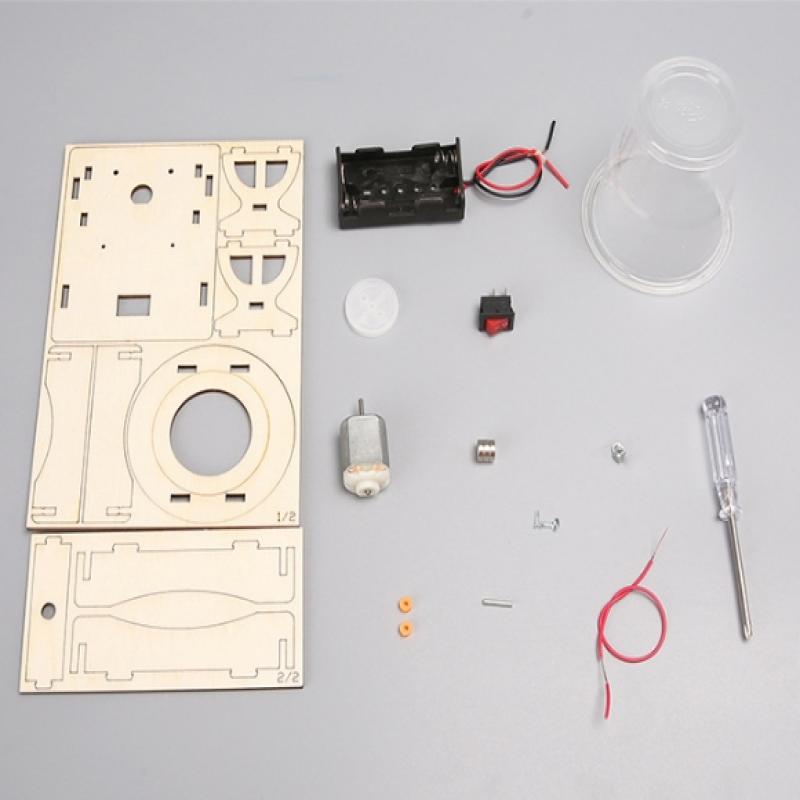 A Set Of Rotator Wooden Puzzle - Diy Electronics Toys 评论和价格