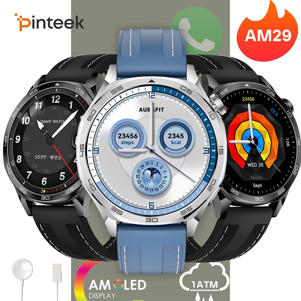AURAFIT SmartWatch AM29 Sport  - Diy Wearable Electronics 评论和价格