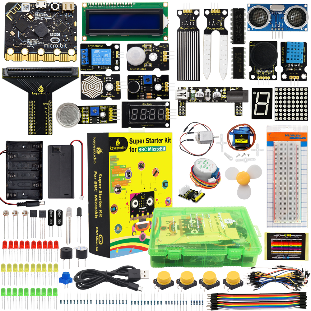 Keyestudio Microbit V2 Super S - Diy Electronics Projects For Kids 评论和价格